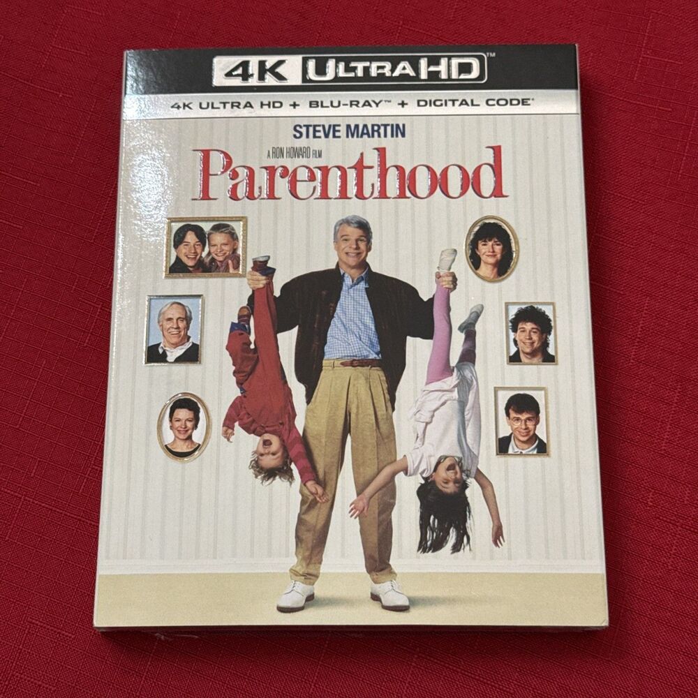 Parenthood 4K UHD + Blu-ray + Digital NEW SEALED w/ Slipcover Steve Martin
